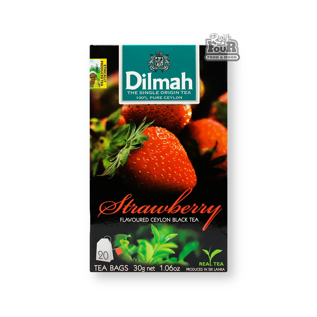 Սև թեյ «Dilmah» ելակի համով 20հատ